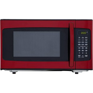 CATNEE 1.1 Cu. ft. Red Microwave