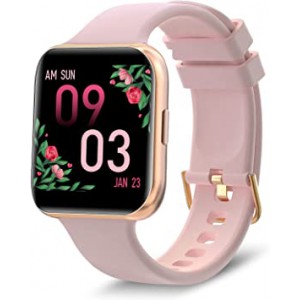 YAFEITE Smart Watches for Women Activity Fitness Tracker Band Step Smartwatch Heart Rate Sleep Monitor IP68 Swimming Waterproof Smart Watches for Android iOS Phones  Pink