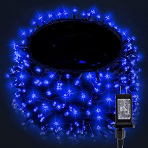 CATNEE Christmas Lights 300 LED 108FT Christmas Tree Lights with Blue Color, 8 Modes, Waterproof, Timer, Memory Function and Connectable Christmas String Lights for Indoor Outdoor Xmas Decorations