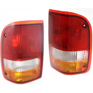 AOSTAR Set of 2 Tail Light for 93-97 Ford Ranger XL Left Driver and Right Passenger DOT/SAE Compliant